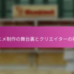 アニメ制作の舞台裏とクリエイターの視点