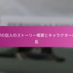 進撃の巨人のストーリー概要とキャラクターの成長