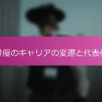 俳優のキャリアの変遷と代表作