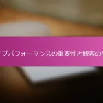 ライブパフォーマンスの重要性と観客の反応
