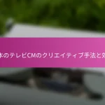 日本のテレビCMのクリエイティブ手法と効果