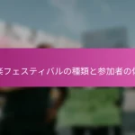 音楽フェスティバルの種類と参加者の体験