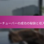 ユーチューバーの成功の秘訣と収入源